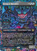 Krang & Shredder (Borderless) (TMT-201) [Teenage Mutant Ninja Turtles] Foil