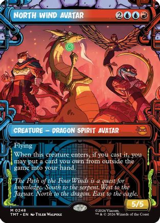 North Wind Avatar (Showcase) (TMT-248) [Teenage Mutant Ninja Turtles] Foil