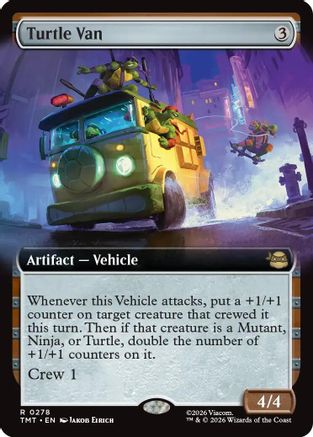 Turtle Van (Extended Art) (TMT-278) [Teenage Mutant Ninja Turtles] Foil