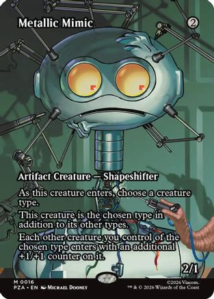Metallic Mimic (Borderless) (PZA-016) [Teenage Mutant Ninja Turtles Eternal-Legal]