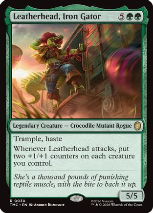 Leatherhead, Iron Gator (TMT-030) [Teenage Mutant Ninja Turtles] Foil