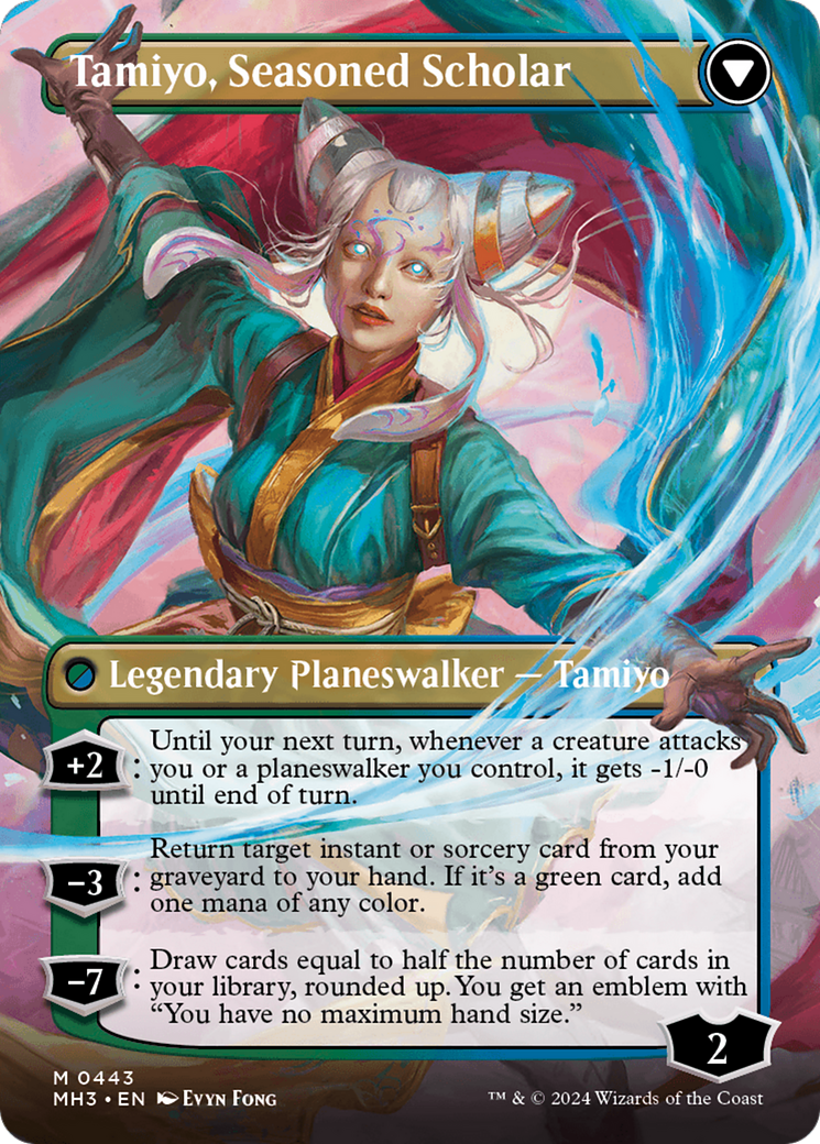 Tamiyo, Inquisitive Student // Tamiyo, Seasoned Scholar (MH3-443) [Modern Horizons 3] (Borderless)