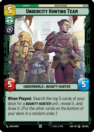 Undercity Hunting Team (138/264) [A Lawless Time]