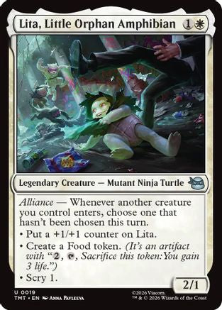 Lita, Little Orphan Amphibian (TMT-019) [Teenage Mutant Ninja Turtles] Foil
