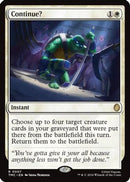 Continue? (TMC-007) [Commander: Teenage Mutant Ninja Turtles] Foil
