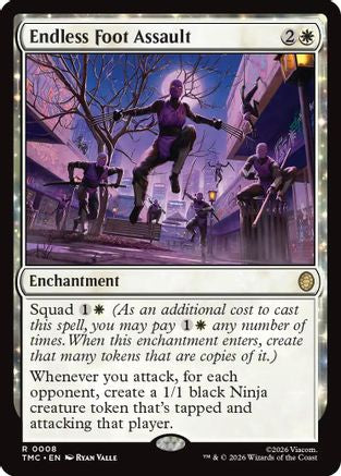 Endless Foot Assault (TMC-008) [Commander: Teenage Mutant Ninja Turtles] Foil