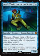 April O'Neil, Live on the Scene (TMC-009) [Commander: Teenage Mutant Ninja Turtles]