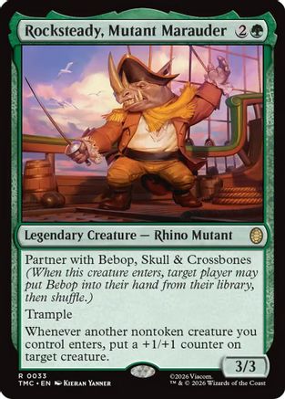 Rocksteady, Mutant Marauder (TMC-033) [Commander: Teenage Mutant Ninja Turtles] Foil