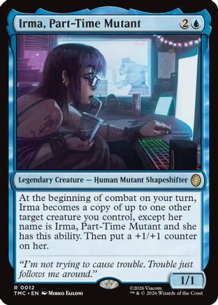 Irma, Part-Time Mutant (TMC-012) [Commander: Teenage Mutant Ninja Turtles] Foil