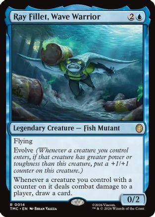 Ray Fillet, Wave Warrior (TMC-014) [Commander: Teenage Mutant Ninja Turtles]