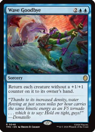 Wave Goodbye (TMC-046) [Commander: Teenage Mutant Ninja Turtles] Foil