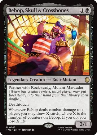 Bebop, Skull & Crossbones (TMC-015) [Commander: Teenage Mutant Ninja Turtles]