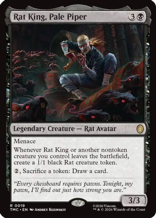 Rat King, Pale Piper (TMC-019) [Commander: Teenage Mutant Ninja Turtles] Foil