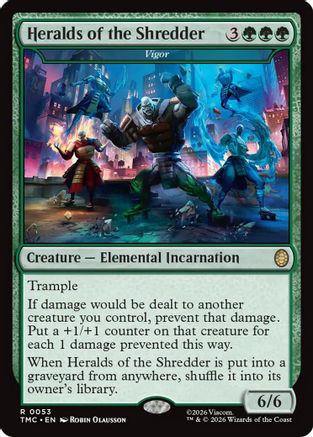 Heralds of the Shredder - Vigor (TMC-053) [Commander: Teenage Mutant Ninja Turtles]