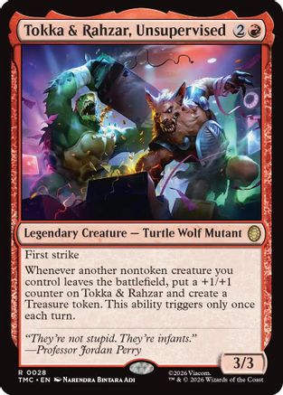 Tokka & Rahzar, Unsupervised (TMC-028) [Commander: Teenage Mutant Ninja Turtles]