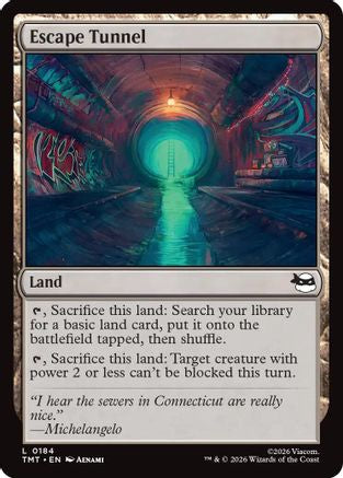 Escape Tunnel (TMT-184) [Teenage Mutant Ninja Turtles]