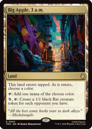Big Apple, 3 a.m. (TMC-042) [Commander: Teenage Mutant Ninja Turtles] Foil
