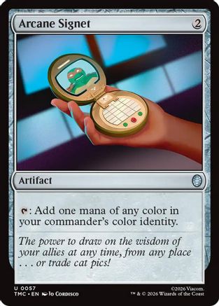 Arcane Signet (TMC-057) [Commander: Teenage Mutant Ninja Turtles] Foil