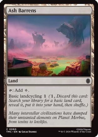 Ash Barrens (TMC-060) [Commander: Teenage Mutant Ninja Turtles] Foil