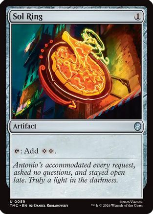 Sol Ring (TMC-059) [Commander: Teenage Mutant Ninja Turtles] Foil