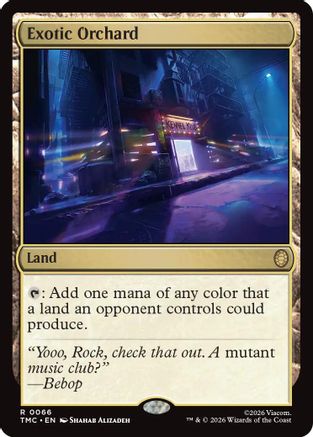 Exotic Orchard (TMC-066) [Commander: Teenage Mutant Ninja Turtles]