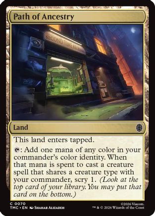 Path of Ancestry (TMC-070) [Commander: Teenage Mutant Ninja Turtles] Foil