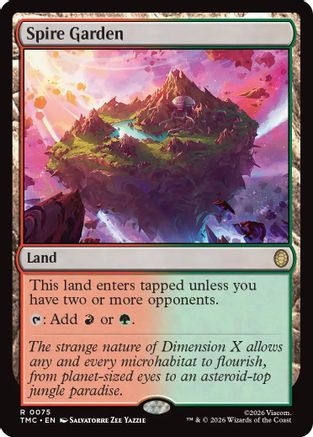 Spire Garden (TMC-075) [Commander: Teenage Mutant Ninja Turtles] Foil