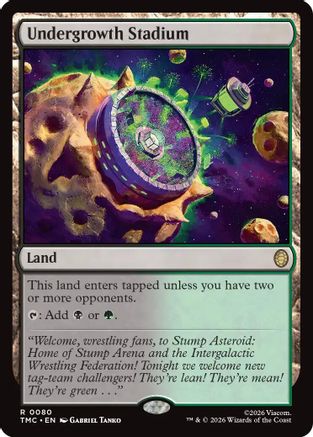 Undergrowth Stadium (TMC-080) [Commander: Teenage Mutant Ninja Turtles] Foil