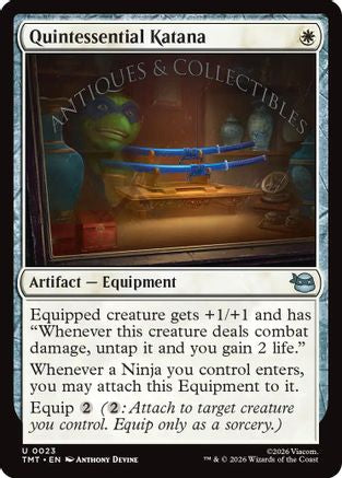 Quintessential Katana (TMT-023) [Teenage Mutant Ninja Turtles] Foil