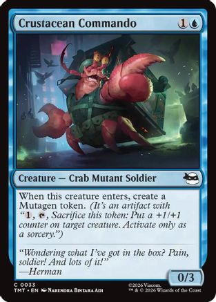 Crustacean Commando (TMT-033) [Teenage Mutant Ninja Turtles] Foil