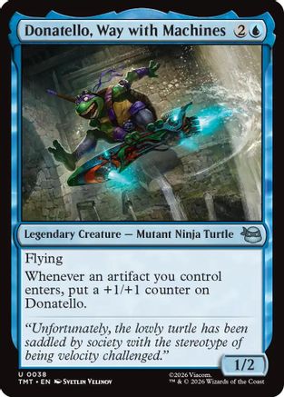 Donatello, Way with Machines (TMT-038) [Teenage Mutant Ninja Turtles] Foil