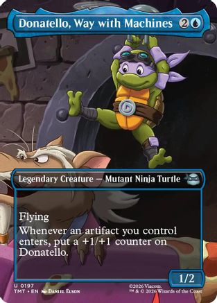 Donatello, Way with Machines (Borderless) (TMT-197) [Teenage Mutant Ninja Turtles]