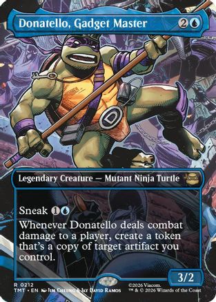 Donatello, Gadget Master (Borderless) (TMT-212) [Teenage Mutant Ninja Turtles] Foil