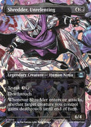 Shredder, Unrelenting (Borderless) (TMT-210) [Teenage Mutant Ninja Turtles] Foil