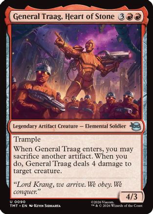 General Traag, Heart of Stone (TMT-090) [Teenage Mutant Ninja Turtles]