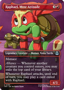 Raphael, Most Attitude (Borderless) (TMT-199) [Teenage Mutant Ninja Turtles] Foil