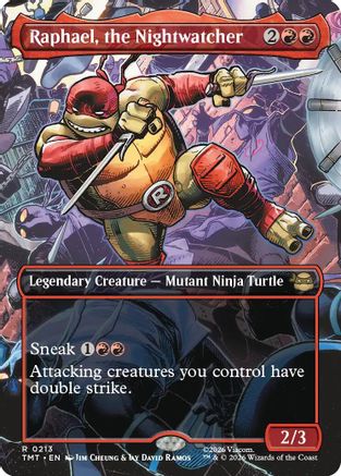 Raphael, the Nightwatcher (Borderless) (TMT-213) [Teenage Mutant Ninja Turtles]
