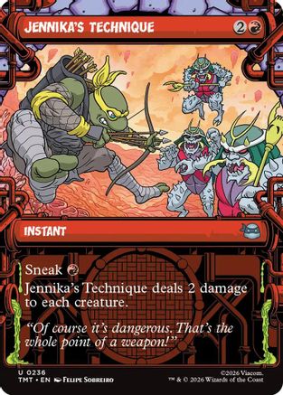 Jennika's Technique (Showcase) (TMT-236) [Teenage Mutant Ninja Turtles]