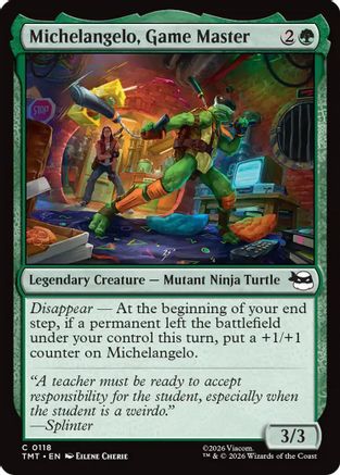 Michelangelo, Game Master (TMT-118) [Teenage Mutant Ninja Turtles]