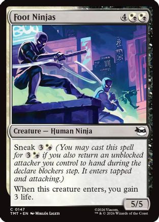 Foot Ninjas (TMT-147) [Teenage Mutant Ninja Turtles] Foil