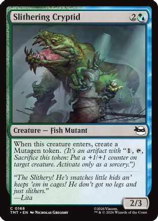 Slithering Cryptid (TMT-168) [Teenage Mutant Ninja Turtles] Foil