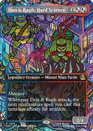 Don & Raph, Hard Science (Borderless) (TMT-205) [Teenage Mutant Ninja Turtles]