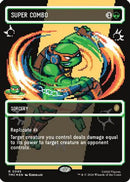 Super Combo (Borderless) (Surge Foil) (TMC-095) [Commander: Teenage Mutant Ninja Turtles] Foil