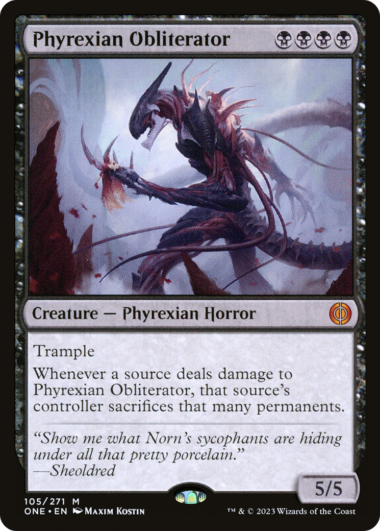 Phyrexian Obliterator (ONE-105) [Phyrexia: All Will Be One]