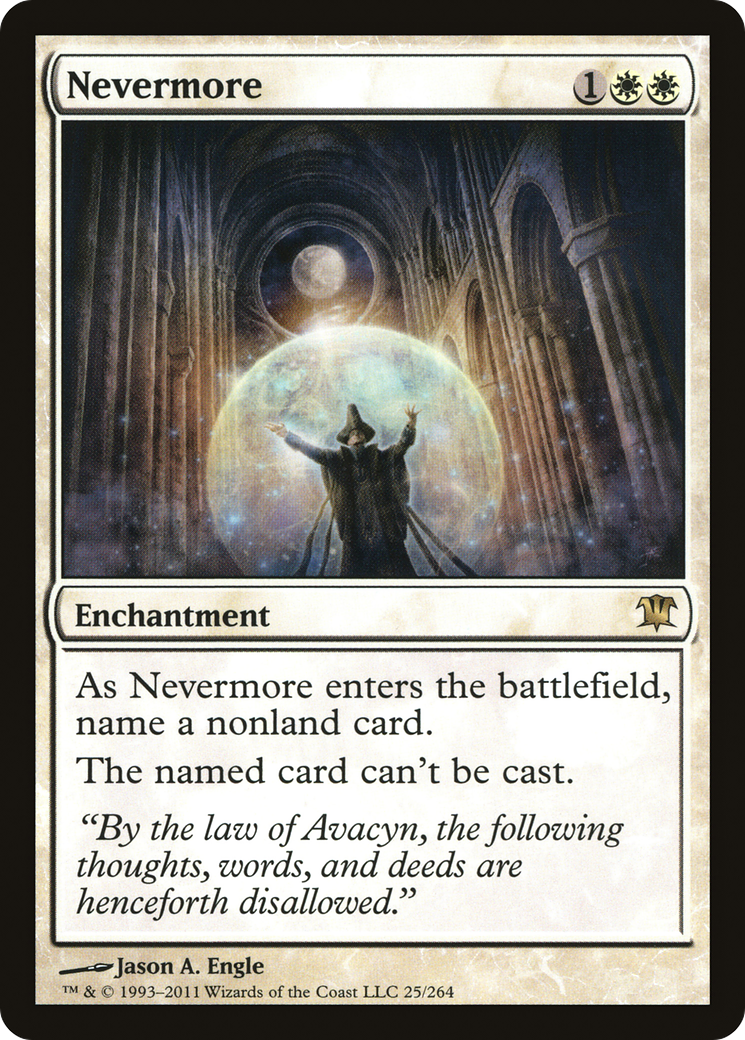 Nevermore (ISD-025) [Innistrad] Foil