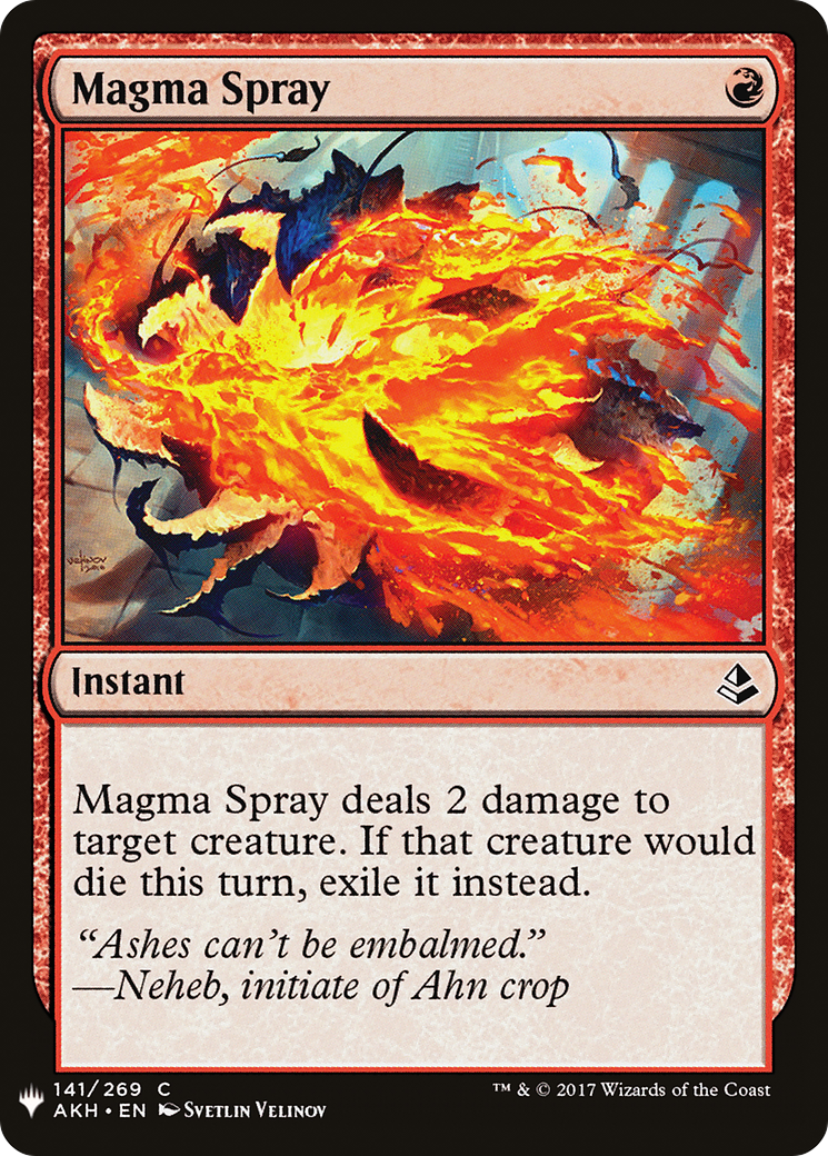 Magma Spray (LIST-AKH-141) [The List]