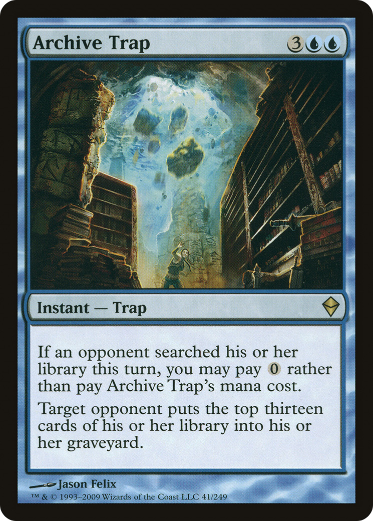 Archive Trap (ZEN-041) [Zendikar]