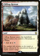 Clifftop Retreat (PRE-239S) [Dominaria Promos] Foil