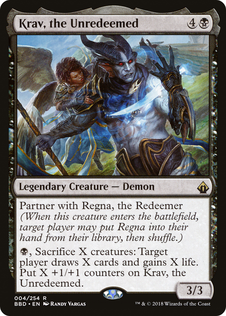 Krav, the Unredeemed (BBD-004) [Battlebond] Foil