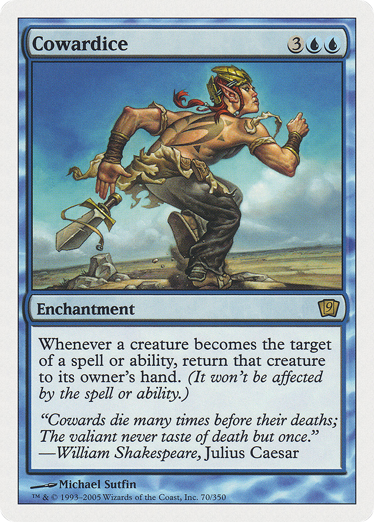 Cowardice (9ED-070) [9th Edition]